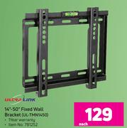 Ultra Link 14"-50" Fixed Wall Bracket UL-TMN1450-Each