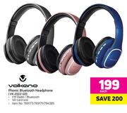 Volkano Phonic Bluetooth Headphone VK-2002-GD-Each