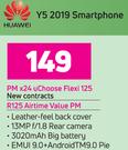 Huawei Y5 2019 Smartphone 4G-On uChoose Flexi 125