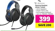 Piranha Gaming Headset HP40/HX40-Each