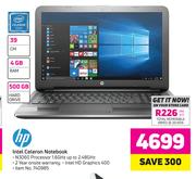 Hp Intel Celeron Notebook