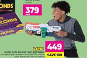 Zuru X-Shot Turbo Advance Foam Dart Blaster
