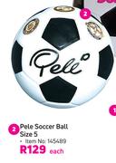 Pele Soccer Ball Size 5-Each