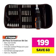 Stramm 26 Piece Screwdriver Bit Set