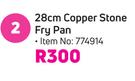 ennett Read 28cm Copper Stone Fry Pan