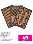 Hometex Value Coir Mat-40 x 60cm