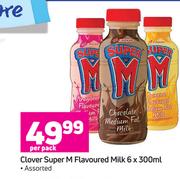 Clover Super M Flavoured Milk 6 x 300ml-Per Pack
