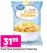 Great Value Toasted Corn Flakes-1Kg Each