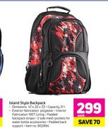 Island Style Backpack-Each
