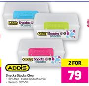 Addis Snacka Stacka Clear-For 2