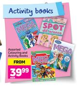 Assorted Colouring And Activity Books-Each