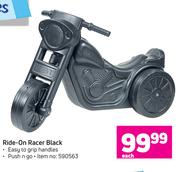 Ride On Racer Black-Each
