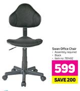 Swan Office Chair Black