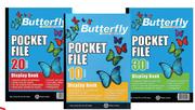 Butter Fly A4 50 Pocket File-Each