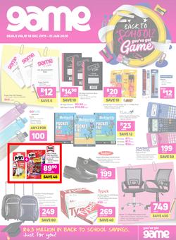 Game : Back To School (18 Dec 2019 - 31 Jan 2020), page 1