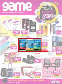 Game : Back To School (18 Dec 2019 - 31 Jan 2020), page 1