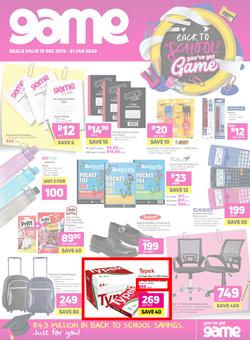 Game : Back To School (18 Dec 2019 - 31 Jan 2020), page 1