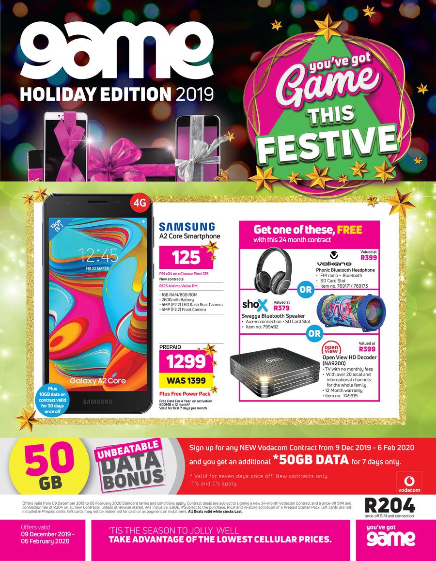 Game Vodacom You Ve Got Game This Festive 9 Dec 2019 6
