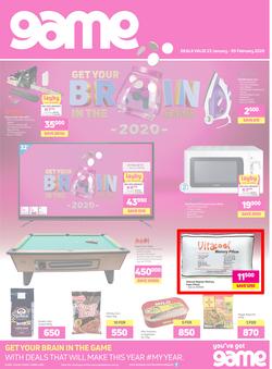 Game Nigeria Lagos : Get Your Brain In The Game (23 Jan - 5 Feb 2020), page 1