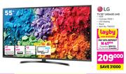 LG 55" TV UK6400 UHD