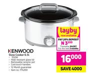 Kenwood 350W 6.5Ltr Slow Cooker 