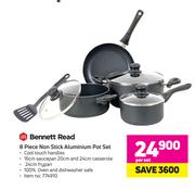 Bennett Read 8 Piece Non Stick Aluminium Pot Set-Per Set