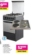 Logik 2x2 Stove Black