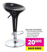 Davis Bar Stool Black