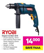 Ryobi Impact Corded Drill