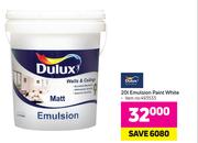 Dulux 20L Emulsion Paint White