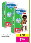 Molfix Baby Pant Junior 11-25kg 7 Piece-For 2