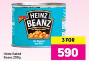 Heinz Baked Beans-3x200g