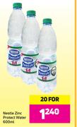 Nestle Zinc Protect Water-20x600ml