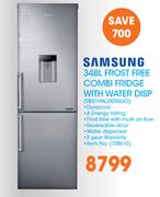 SAMSUNG 348L Frost Free Combi Fridge With Water Disp - ( RB31HWJ3DSSUO)