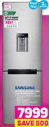 SAMSUNG 309l Bottom Freezer Fridge Silver - ( RB29HWR3DSA U)