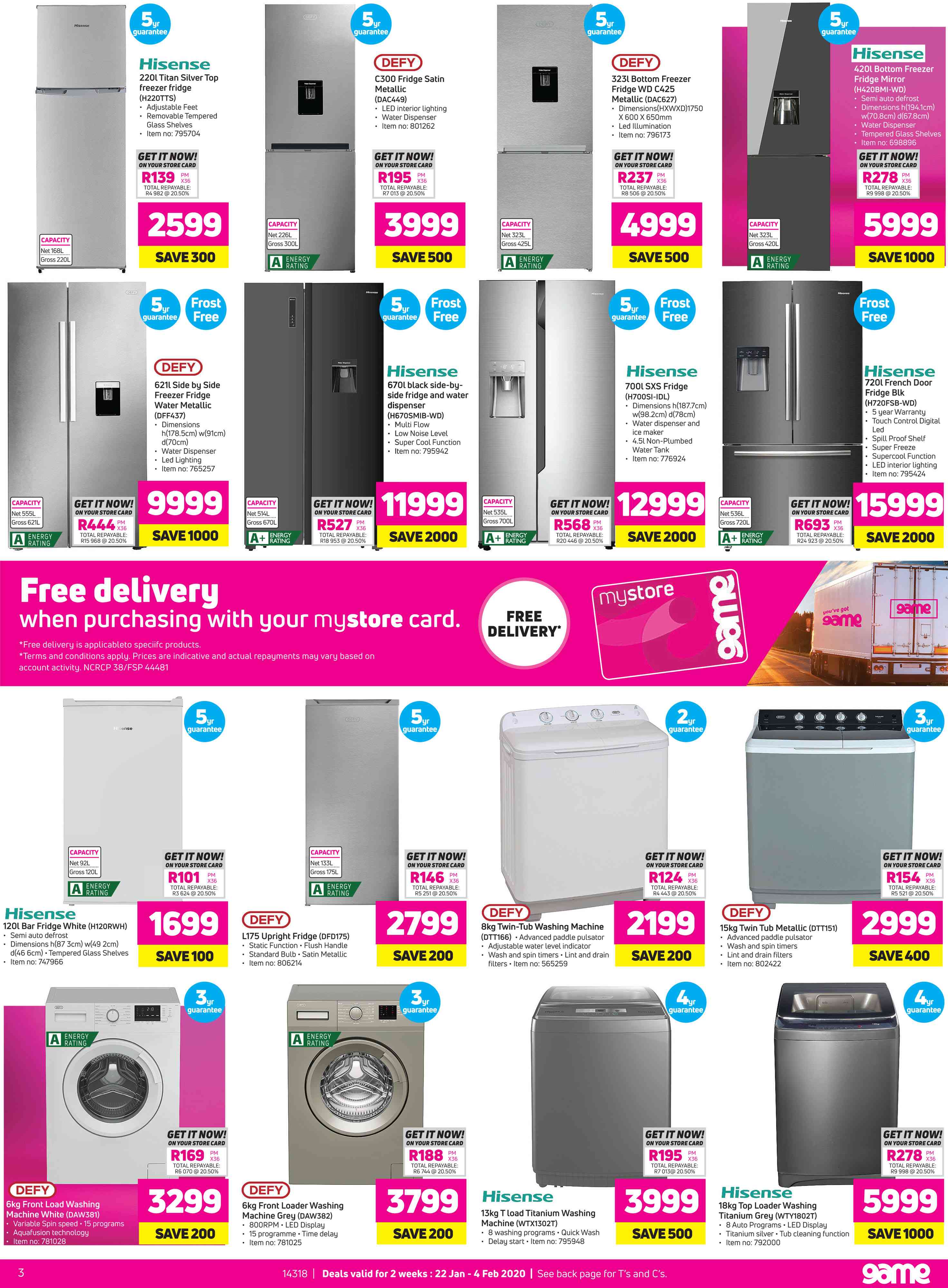 Special DEFY C300 Fridge Satin Metallic ( DAC449 ) — www.guzzle.co.za