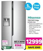 HISENSE 700l SXS Fridge - (H700SI-IDL)
