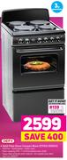 DEFY 4 Solid Plate Stove Compact Black - (STOVE DSS514)