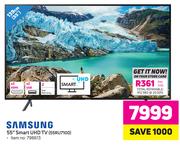 SAMSUNG 55" Smart UHD Tv - ( 55RU7100)