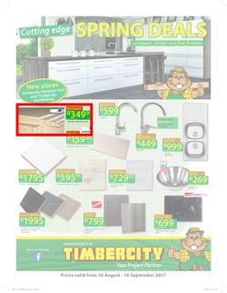 Timbercity : Cutting Edge Spring Deals (30 Aug - 16 Sep 2017), page 1