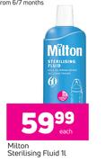 Milton Sterilising Fluid-1L Each