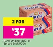 Rama Original 70% Fat Spread Brick-2 x 500g