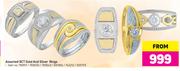 Assorted 9ct Gold & Silver Rings