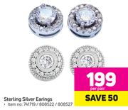 Sterling Silver Earings-Per Pair