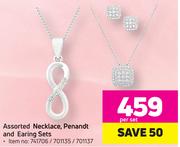 Assorted Necklace, Pendant & Earing Sets-Per Set