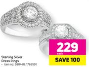 Sterling Silver Dress Rings-Each
