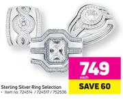Sterling Silver Ring Selection-Each