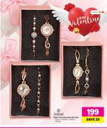 Initial Watch & Bracelet Gift Sets-Per Set