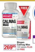 Biogen Calmag Max-120 Tablets Plus 30 Free