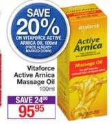 Vitaforce Active Arnica Message Oil-100ml